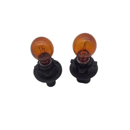 Bombilla PH24WY ámbar 12V 24W de luces de giro para faros de coches A4 Q5 S4 de 2 unidades