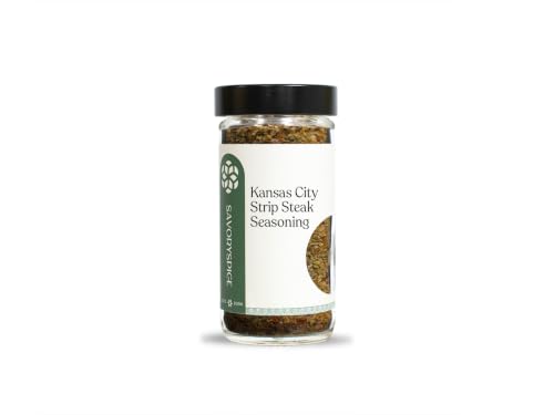 Savory Spice Kansas City Strip Steak Seasoning - Sweet & Salty Steak Dry Rub for Grilling, Searing & Smoking - Great on NY Strip, Ribeye & Burgers (2.65 oz)