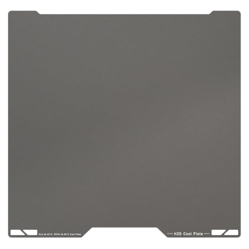 355x346mm Large Cool Build Plate for Bambu Lab H2S H2D Smooth High-Viscosity Spring Steel Print Bed Surface