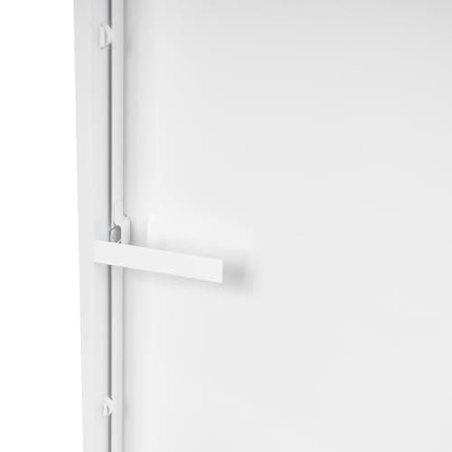 Panneau d'accès mural en métal blanc rigide pour cloison - 7