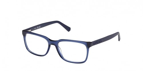 Lunettes de vue GUESS GU50187 l'excellence de la monture shiny bleu