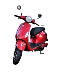 Mantra E-Bikes Legend Electric Scooter - Disc Brake | Alloy Wheels | Drum Brake | LCD Display | Long-Lasting Battery (Lead Acid: 45-50 Km/Lithium-ion: 80-100 Km) | Maroon