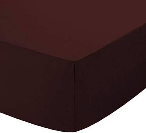 Comfy Nights Extra Deep 40Cm PolyCotton Easy Care Pecale Fitted Sheet Or Pillow Pair, Single - Teal