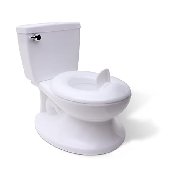 KIDOOLA Kindertoilette - Weißes, realistisches Mini Töpfchen für Babys & Kleinkinder mit Klappdeckel, abnehmbarem…