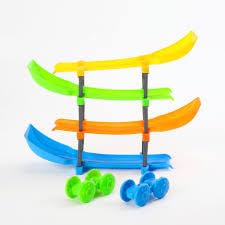 Kids Marble Run Track Set, Colourful Modular Ramp Building Toy | Ages 3 and Above, Stackable Ramps, Includes Toy Cars, STEM Learning, Indoor Play-image-47