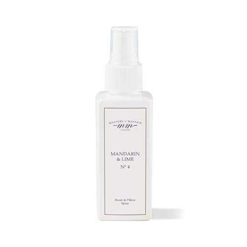 Espray de sala de lujo y funda de almohada de dormir para dormir, relajación y el insomnio (grande 120 ml) by Masters de Mayfair, Mandarin & Lime, 120 ml