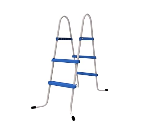 Trendi 2 STEP/ 3 STEP POOL LADDER FOR ABOVE GROUND SWIMMING POOL WALL HEIGHT | Inflatable Paddling Swimming Pool Portable Durable Anti-Slip Heavy Duty (2 Step Pool Ladder)