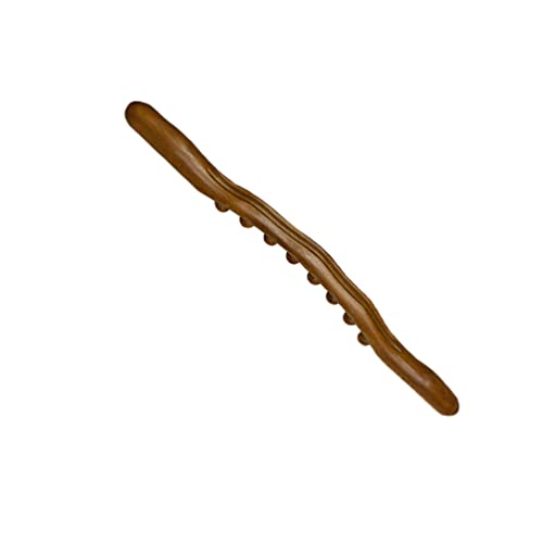 Uonlytech Muscle Roller Massage Tool, Wooden Scraping Stick Manual Trigger Point Massager Stick Muscle Relaxation Massage Tool For Back Massage Relaxing Massage Roller #TOP28