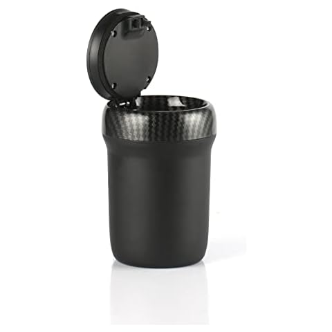 Amiss Portable Smokeless Car Ashtray with Light Cover