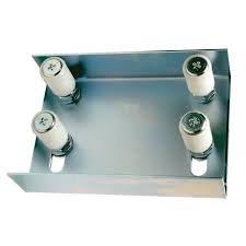 Gayner - Soporte 4 rodillos guia diámetro 30 220mm cincado