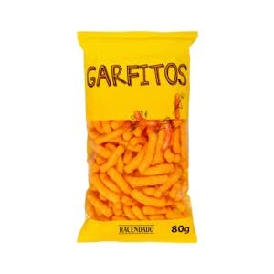 "Garfitos de maíz sabor queso Hacendado Paquete 80 g Pack 2"