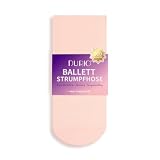 Durio Kinder Mädchen Strumpfhose Ballett Tanz Student Training Tanzstrumpfhose mit Fuß Kinderstrumpfhose Fleisch Rosa 3-6 Jahre