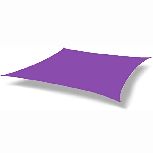 Voile d'ombrage rectangulaire 4x4m imperméable et anti-UV pour l'aménagement de votre jardin