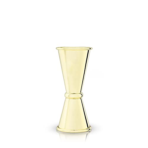 Viski Small Gold Japanese Style Jiggers, Metallic #TOP4
