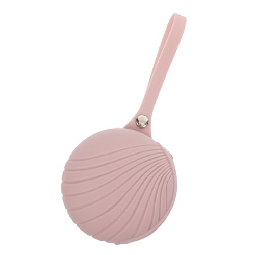 Yardenfun Estuche para Chupetes de Silicona Lavable Monedero Organizador Portátil Tamaño Compacto Color Rosa Claro Adecuado para Viajes y Uso Diario