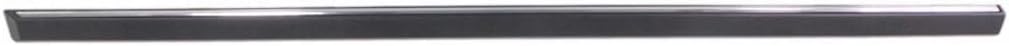 Front Door Molding for BMW 740i 1995 1996 1997 1998 1999 2000 2001 Driver Side Chrome-Black ABS Replacement for BM1304110 | 51138125349