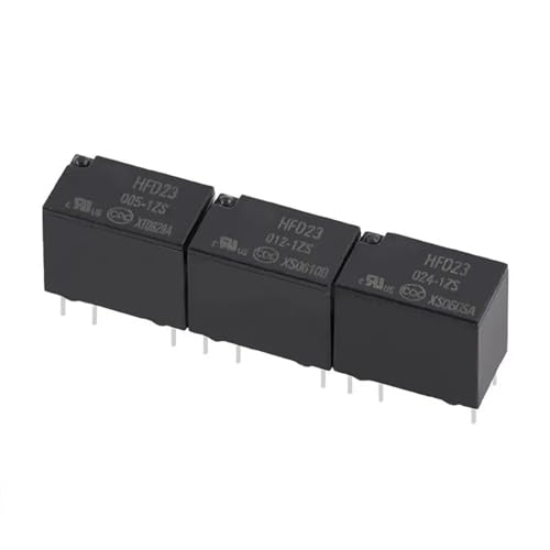 Relais HFD23 12V 5V 24V à 6 broches de conversion | Lot de 5 pièces