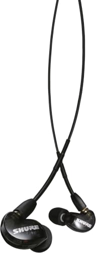 Image of Shure SE215 PRO Wired Earbuds, Professional Sound Isolating Earphones with Clear Sound, Deep Bass, Secure in-Ear Fit, Carrying Case, Black (SE215-K) (Pack of 12)