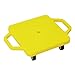 Aymzbd Scooter Board with Handles Physical Education Portable Motor Skills Sit Down Scooter with Casters for Park Gym Equipment, Yellow