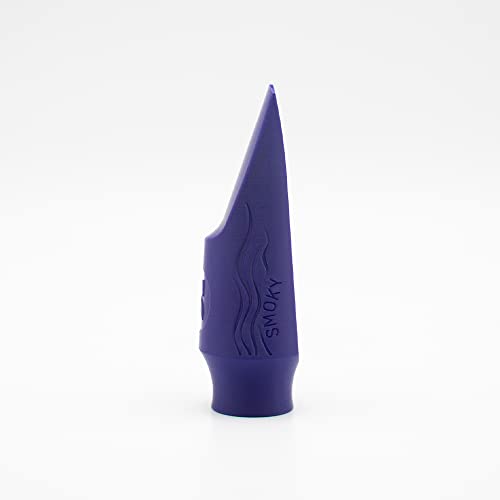 Syos Alto Saxophone Mouthpiece, Smoky Model, 7 Tip Opening, Phantom Blue, Improve The Sound Of Your Alto Sax With This Easy-To-Play, Dark And Warm Alto Mouthpiece #TOP7