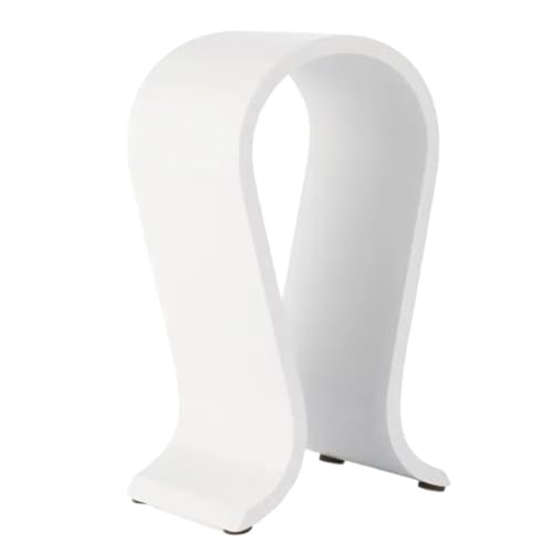 Soporte para auriculares de madera: organizador universal y estable para su escritorio.