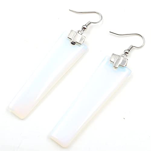 Boucles d'oreilles longues quartz rose pendantes argent bijoux agates noires pour femmes chics