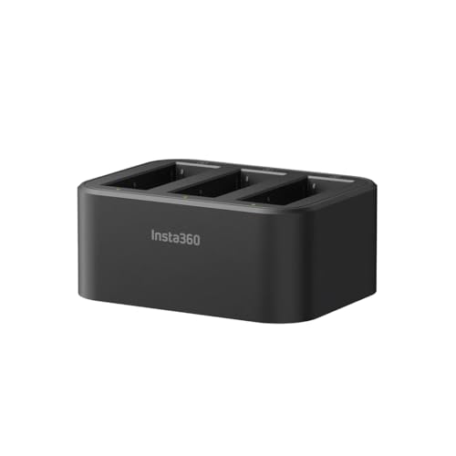 Insta360 Hub di Ricarica Rapida, Fino a 3 Batterie Contemporaneamente, Compatibile con Ace, Ace Pro, Ace Pro 2, Nero - 2