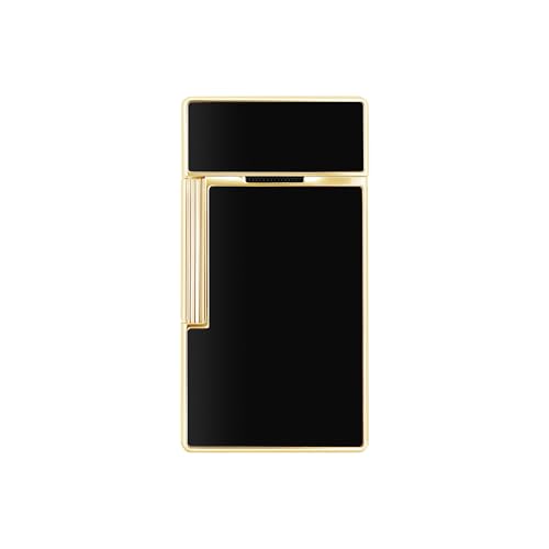 Encendedor S.T. Dupont Biggy Black Lacquer & Gold miniatura 3