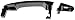 Dorman 83196 Front Driver Side Exterior Door Handle Compatible with Select Chevrolet/Pontiac/Suzuki Models, Textured Black