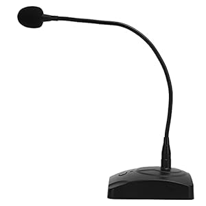 FLEXMAN Schwanenhalsmikrofon Schwarz