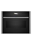 NEFF C24MR21N0, N70, Compact-Backofen mit Mikrowelle, Made in Germany, Full Touch TFT-Display, Inverter-Technologie, Soft Open and Close, Favorit-Funktion, Home Connect, 60 x 45cm, Edelstahl