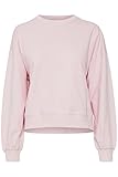 ICHI IHVEA SW2 Damen Sweatshirt Pullover Sweater aus 100% Baumwolle Baggy Fit, Größe:S, Farbe:Light Lilac (122903)