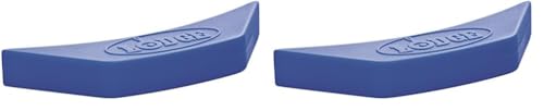 Image of Lodge ASAHH31 Silicone Assist Handle Holder, Blue, 5.5 inch x 2 inch, Pack of 2