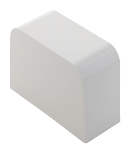 Bouchon linéaire goulotte/climatiseur 80x60mm - Blanc Ral 9001 - Zenitech