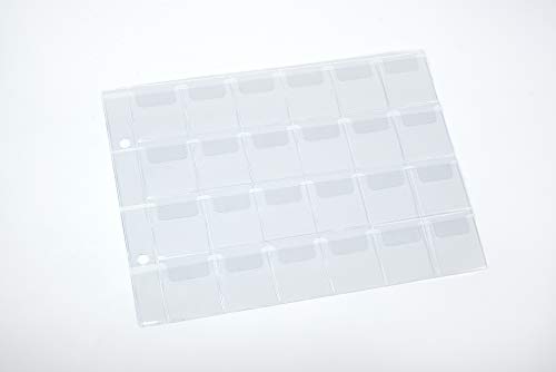 CONDORBOX Coin Holder Sleeves 10 Pages, 240 Pockets Coins Collection Supplies Stamp Currency Protector 1.38'' x 1.57'' - Thumbnail 2