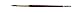 Grumbacher Goldenedge Golden Toray Round Watercolor Brush, Synthetic Bristles, Size 8 (4620.8)
