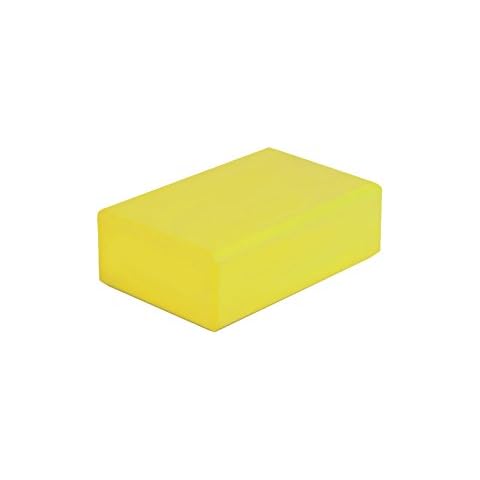 FA Sports YogiPlus Yoga Block, Unisex, Yogablock Yogiplus, yellow Cover