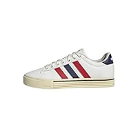 adidas Daily 4.0 Shoes, Scarpe Unisex-Adulto, off White/Better Scarlet/Dark Blue, 44 2/3 EU