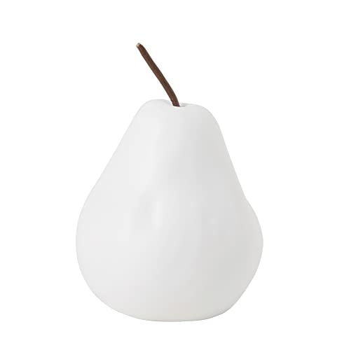 Creative Co-Op Decorative White Stoneware Pear