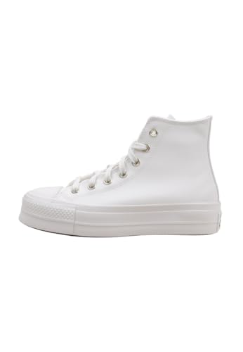CONVERSE A03719C Chuck Taylor All Star Lift Platform Mono White Women Vintage White/EGRET/Gold UK 3