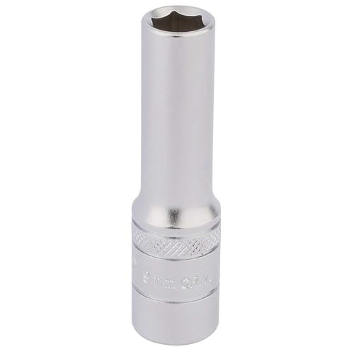 Draper 17543 Metric 3/8-Inch Square Drive Hi-Torq 6-Point Deep 9.0 mm Socket , Blue