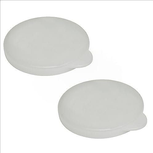 TrueCraftware- Set of 2 Polypropylene Snap Lid for 17 oz or 34 oz Traditional Carafe - Carafe Juice Containers Plastic Pitcher lid for Water Iced Tea Juice Lemonade Milk Cold Brew and Mimosa Bar