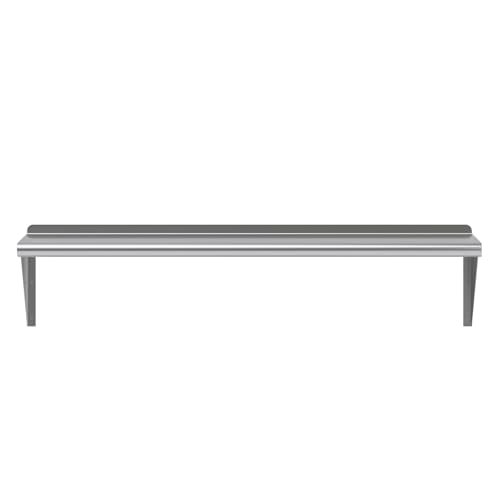Image of AmGood 48 inch Long X 12 inch Deep Stainless Steel Wall Shelf | NSF Certified | Appliance & Equipment Metal Shelving | Kitchen, Restaurant, Garage, Laundry, Utility Room