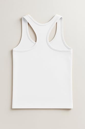 Image of Kurve Premium Girls Seamless Supersoft Wide Strap Comfortable Racerback Tank (Made with Love in The USA)