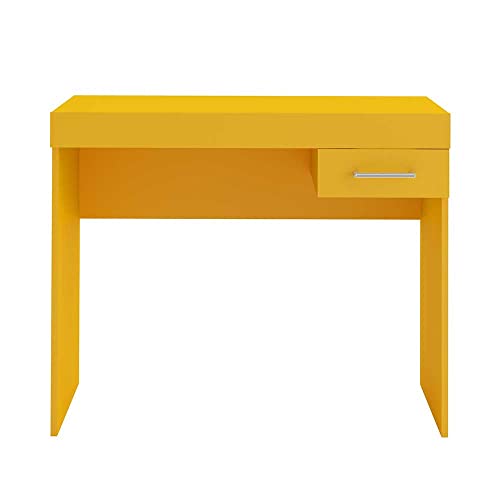 Escrivaninha com gaveta COOLER cor Amarelo - Artely