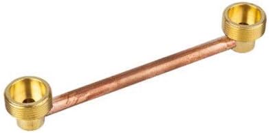 Gas Check Bridge, Metallic Silver, 7/8 inch