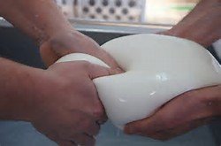 MOZZARELLA DI BUFALA DOP FIOR DI LATTE DA 1 Kg. LAVORAZIONE ARTIGIANALE PRODOTTO FATTO A MANO