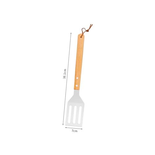 Kit de 3 utensilios para parrilla BESPORTBLE acero inoxidable miniatura 2