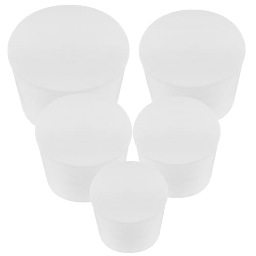 ERINGOGO 5 pcs Test Tube Solid Stoppers Reliable Sealing Plugs for Laboratory Use Easy Installation No Leakage Multiple for Experiments and Storage