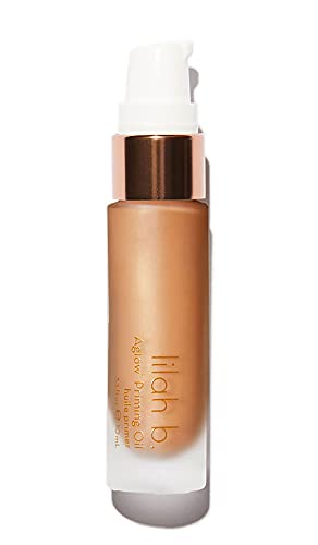 lilah b. - Natural Aglow Golden Priming Oil | Clean, Non-Toxic, Vegan Makeup (Mini.33 oz | 10 ml)